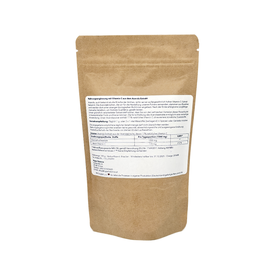 Acerola Extrakt (natürliches Vitamin C)