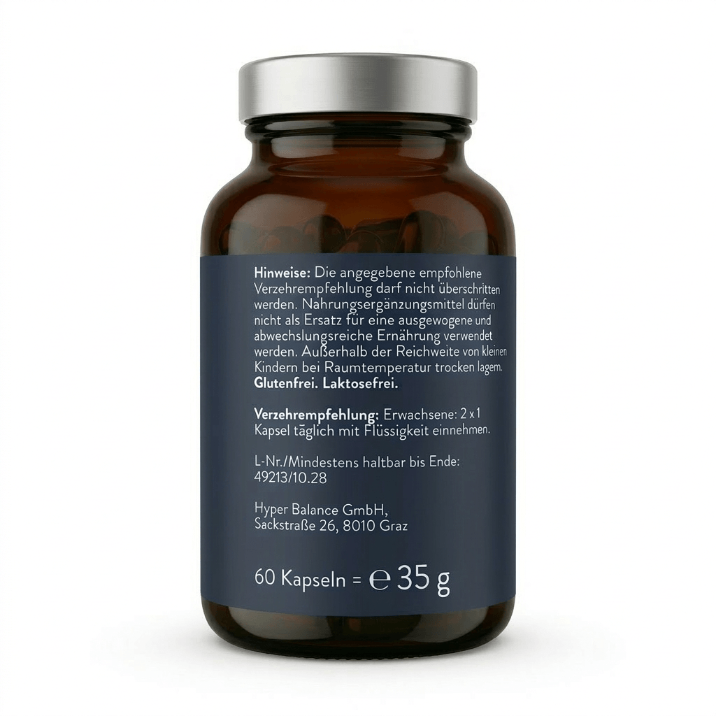 NUTRISH Stoffwechsel Booster – Rückseite